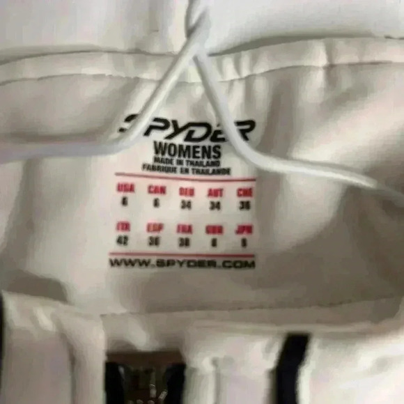 Women’s Spyder Sport Shirt in Black and White Size  6 - Picture 2 of 8